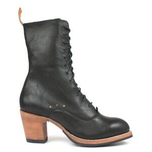 PS Kaufman no.2018 crosswalk tall lace-up boot black leather Size 9.5